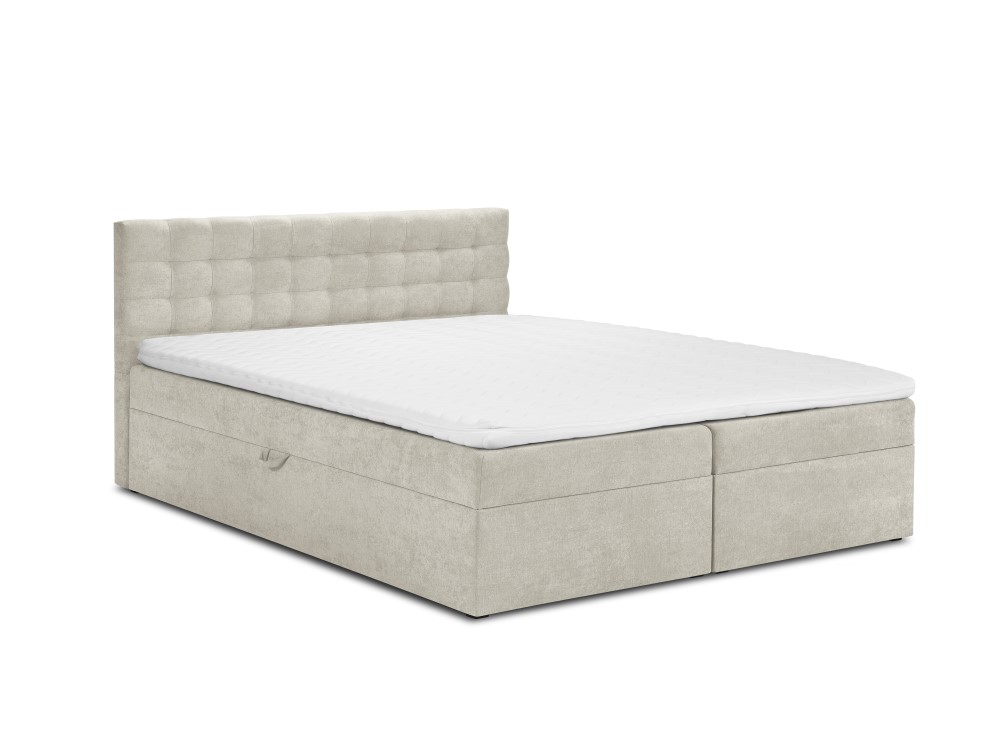 Mazzini-sofas.com: Clarkia - boxspring bed set: headboard + box springs/mattress + mattress topper