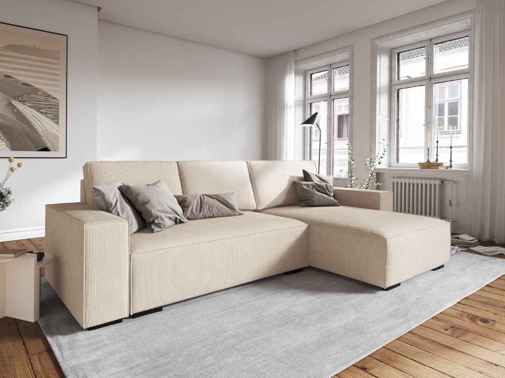 Mazzini-sofas.com: Azalea - reversible corner sofa with bed function and box 4 seats