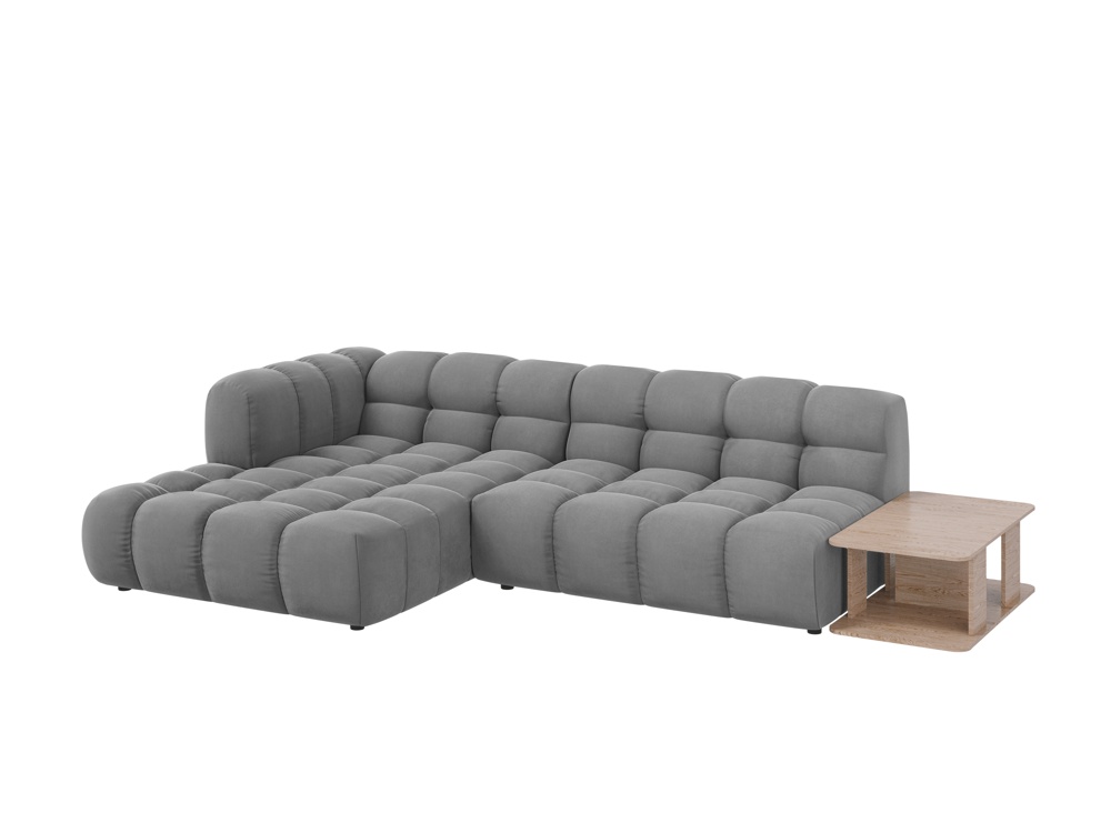 Mazzini-sofas.com: Aster - velvet corner sofa 4 seats